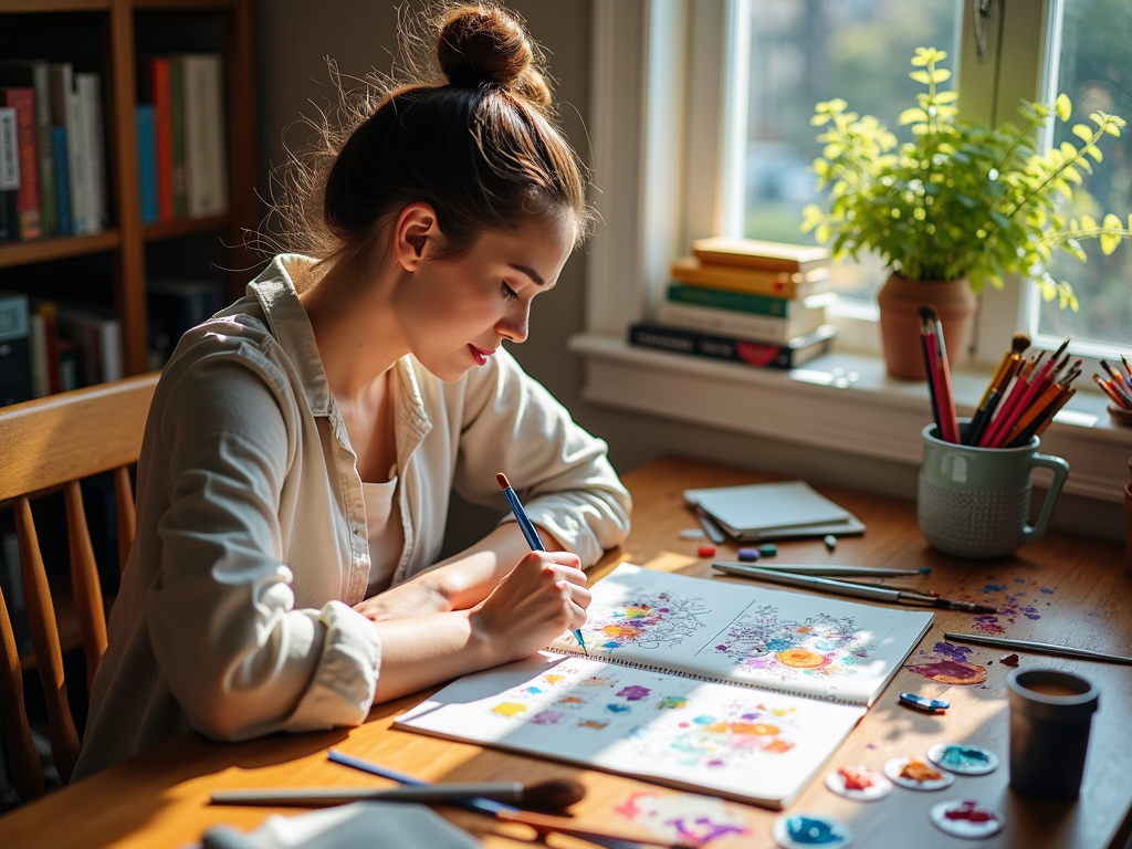 page-de-garde-bullet-journal-illustration-creativite-vision